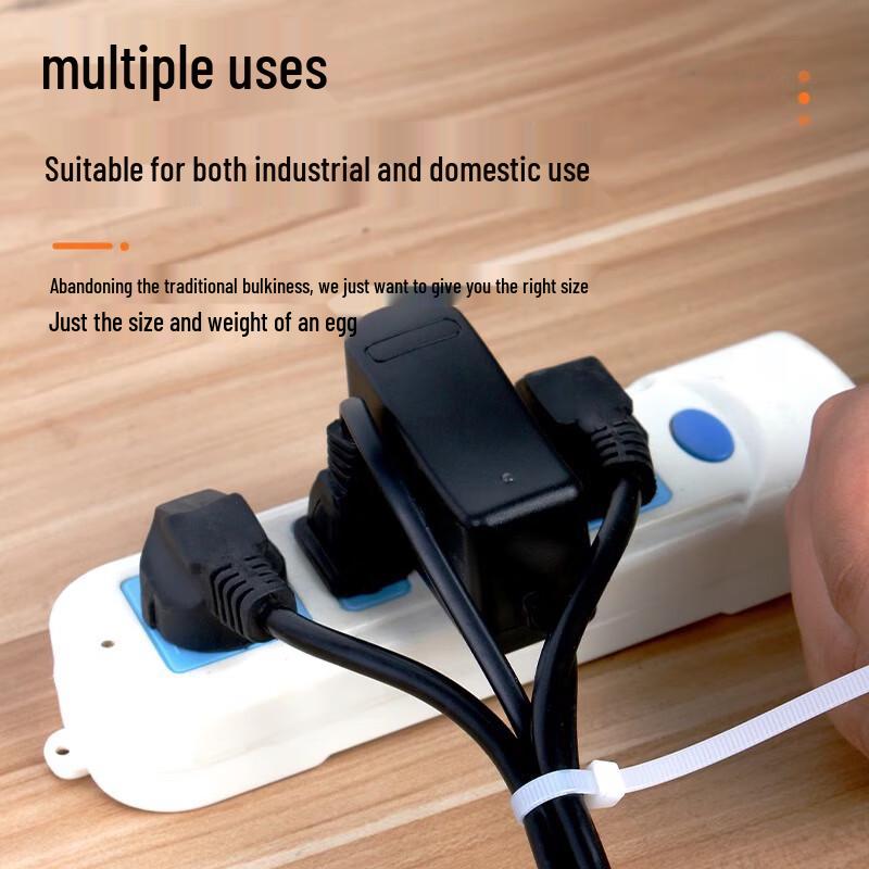 Biuyum Black & White Self-Locking Nylon Cable Ties