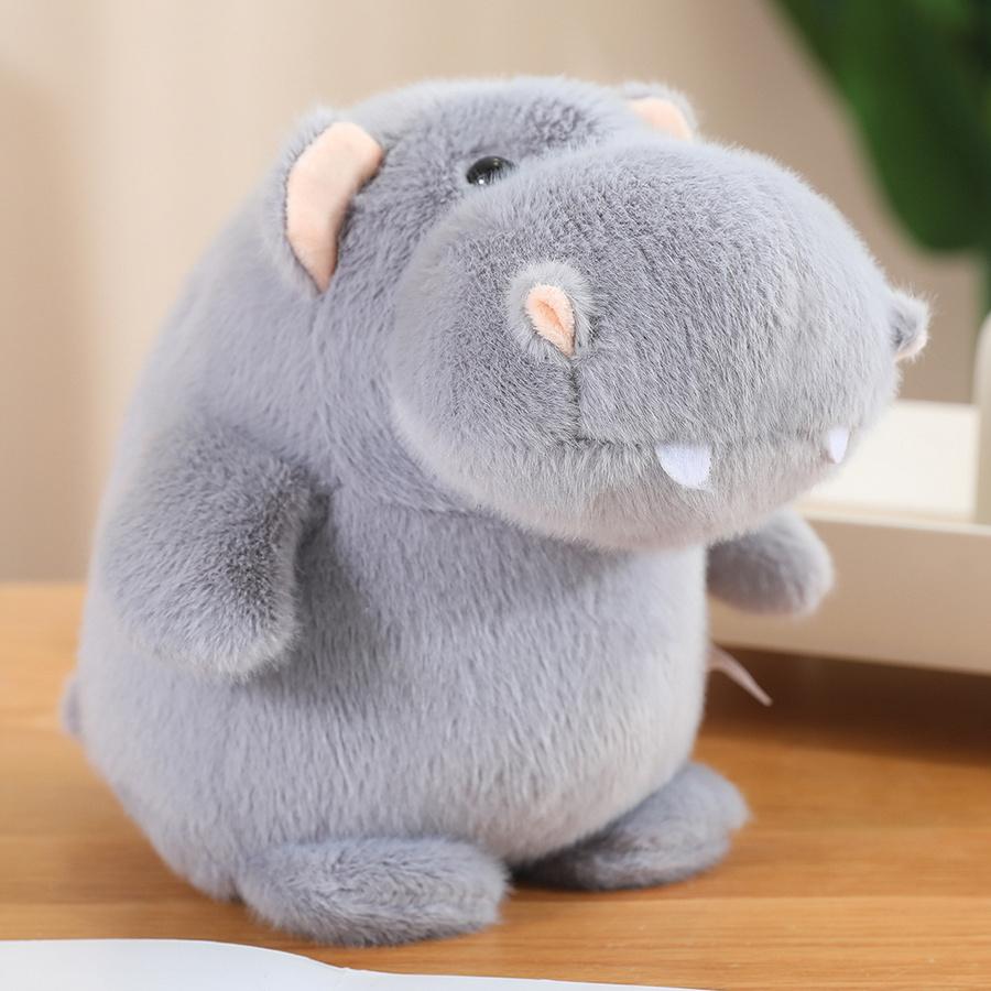 Peluche Ippopotamo Carino Morbido Peluche Bambola Cartone Animato Decorazione Casa Regalo Per Bambini Compleanno Natale