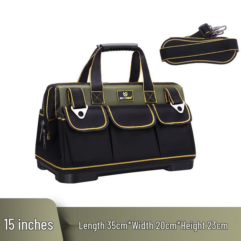 Sac à outils multifonctionnel en tissu Oxford imperméable - Épaissi et résistant à l'usure pour la réparation de matériel.