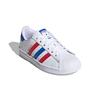 Adidas Originals SUPERSTAR Low top Skateboard Shoes White Blue Red Children Aged 3 7 Years Old FW5850