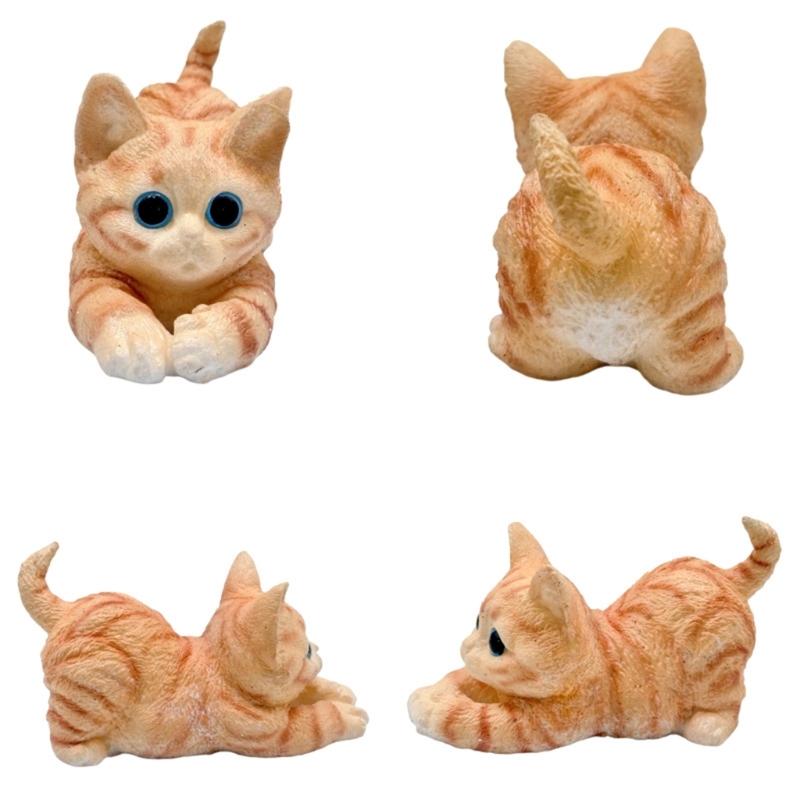 Cute Kitten Cats Stress Relief Squeeze Toy with Detail Realistic Cats Decompression Toy for Kids Adults Desktop Decors