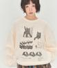 VIDEO JOCKEY Hipster Graphic Knit Sweater [4 Colors]