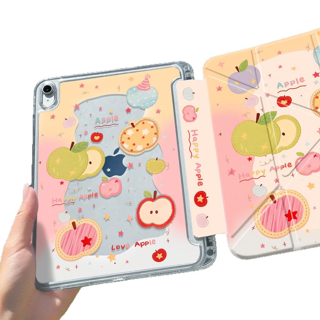 Dopamine ipadpro protective case is suitable for the 11th generation flat case air1/1/1 with pen slot y fold transparent 1111.