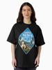 Barbara Santa Barbara California USA Watercolor Oversized T-Shirt