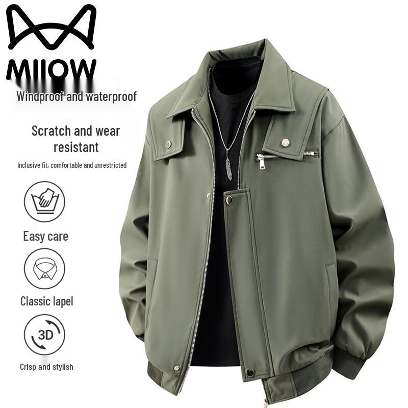 

Men s American Style Windproof Casual Jacket 3XL