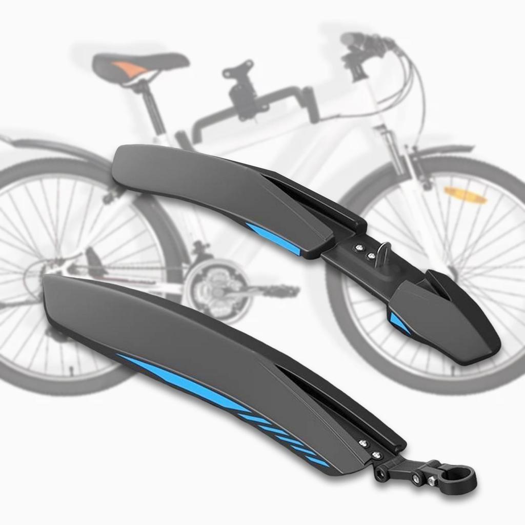 Fahrrad Schutzbleche Vorne Hinten Universell Reparatur Ersatz Verdickt Einfach zu Montieren Fahrrad Schmutzfänger für Mountainbikes 24-26-27,5 Zoll