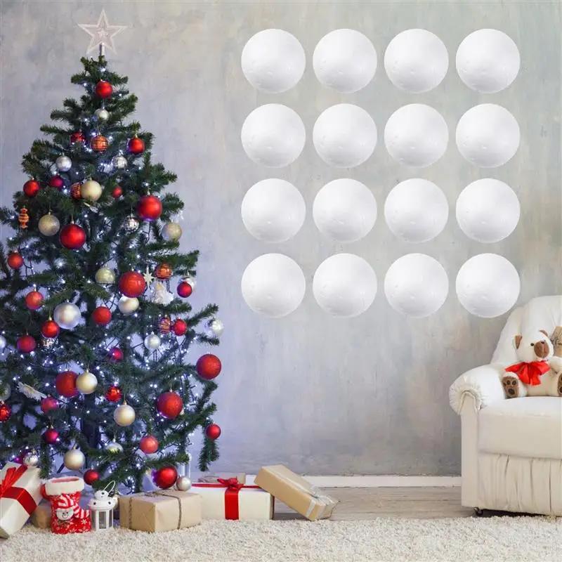 DIY Party Wedding Ball Spheres Christmas Decoration Modeling Craft Solid Polystyrene Foam Balls Round Spheres DIY Stuff