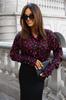 Koszula Satynowa MADDIE - Black meadow M