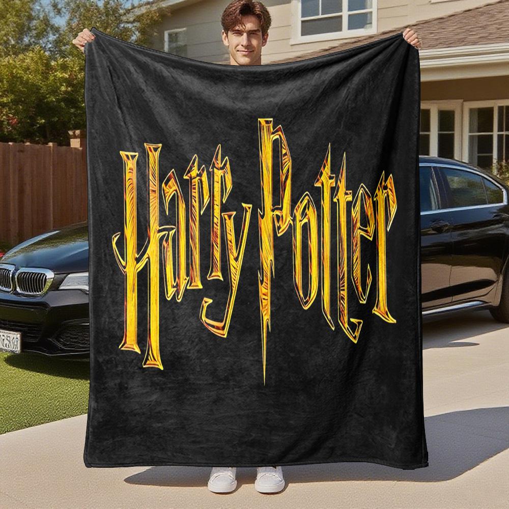 1pc Harry Potter Outdoor Flannel Throw Blanket All Season Soft Warmth,Home Decor 1031095