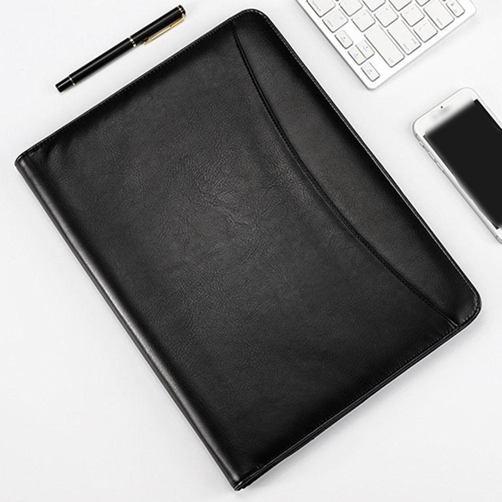 Multifunctional Contract File Folders PU Leather Document Organizer  Office School Supplies