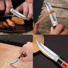 Cuțit de Carne Premium din Oțel Inoxidabil - Cuțite Utilitare de Înaltă Calitate, Adunări Barbecue în Curtea din Spate, portabil, Teacă Premium din Piele