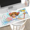 Large Mousepad Cardcaptor Sakura Anime Girl Gamer Gaming Mouse Pad Computer Accessories Keyboard Laptop Padmouse Speed D
