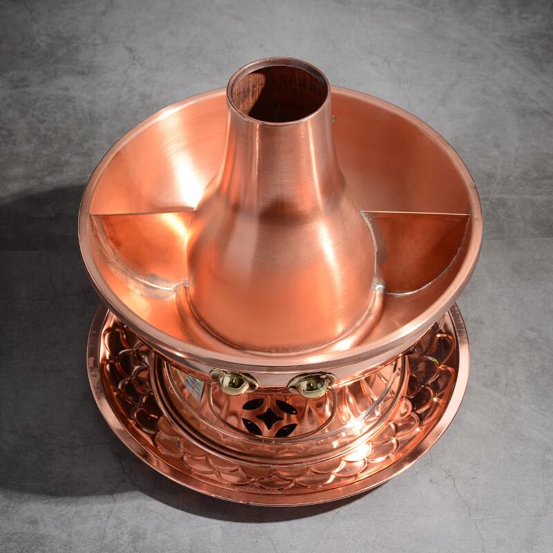 Iron Curtain City Thickened Dual-Use Copper Mandarin Duck Hot Pot