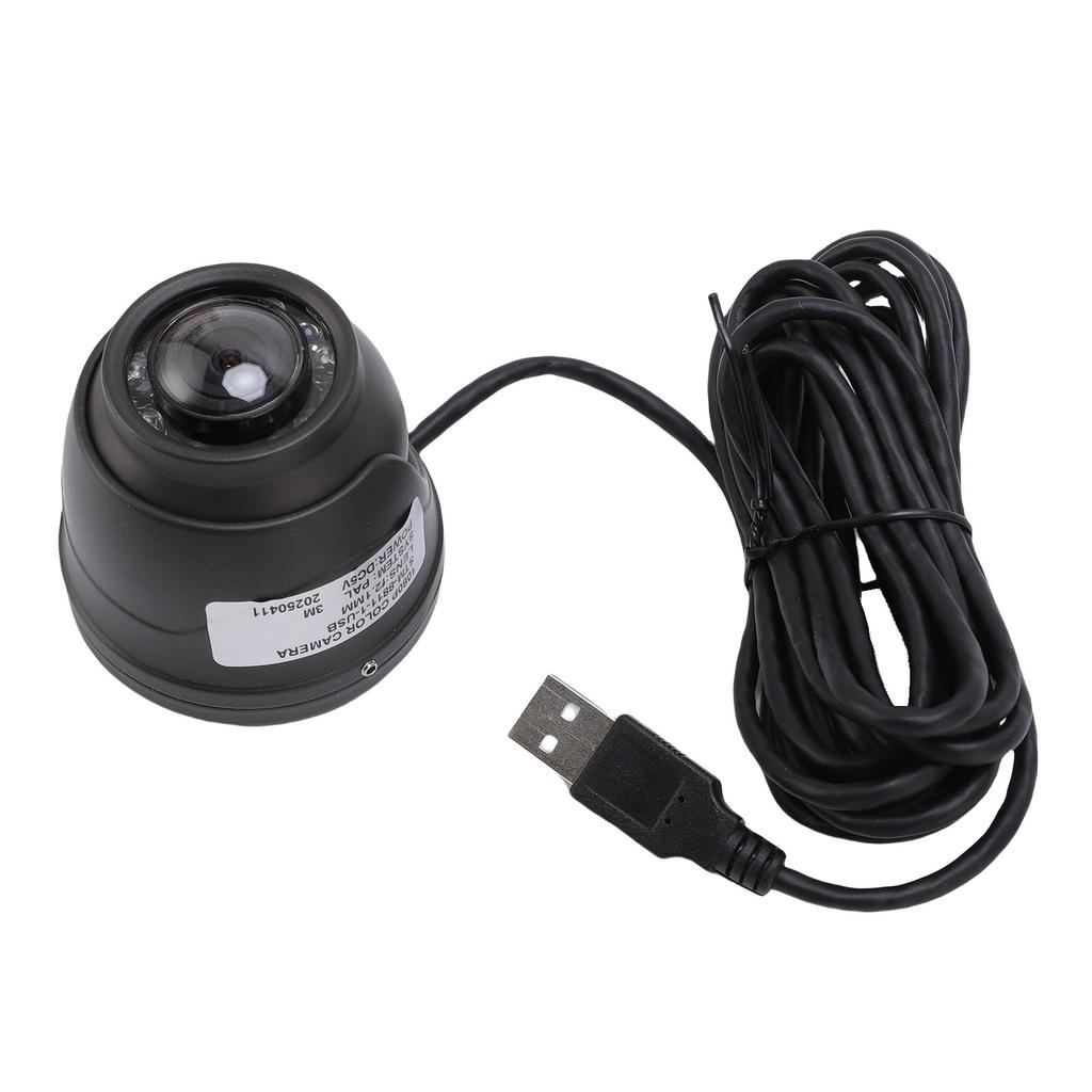 Dome Camera 2MP 1080P HD USB Weather Proof Metal Housing Security Dome Camera for Bus PC CCTV Plug a