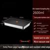 Stainless Steel Dumpling Storage Box with Lid - Square, Freezer-Safe for Wontons & Dumplings