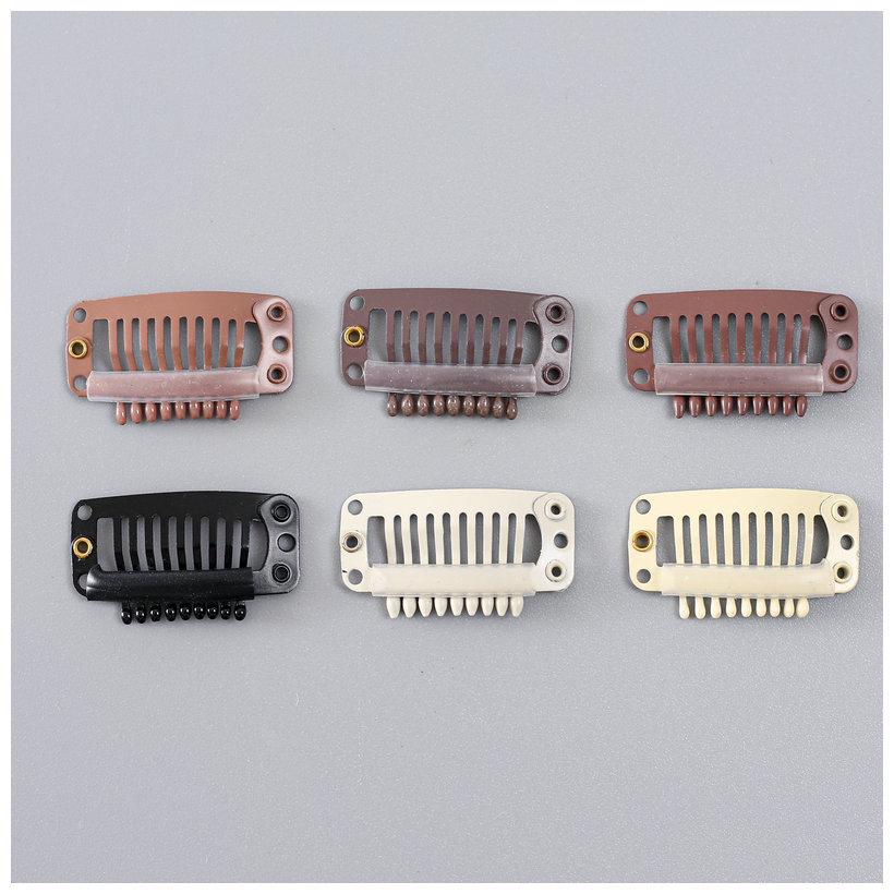 

Женские аксессуары для волос своими руками: Заколки-клипсы, Винтажные клипсы BB с девятью зубцами, Корейские импортные шляпки из нержавеющей стали коричневый