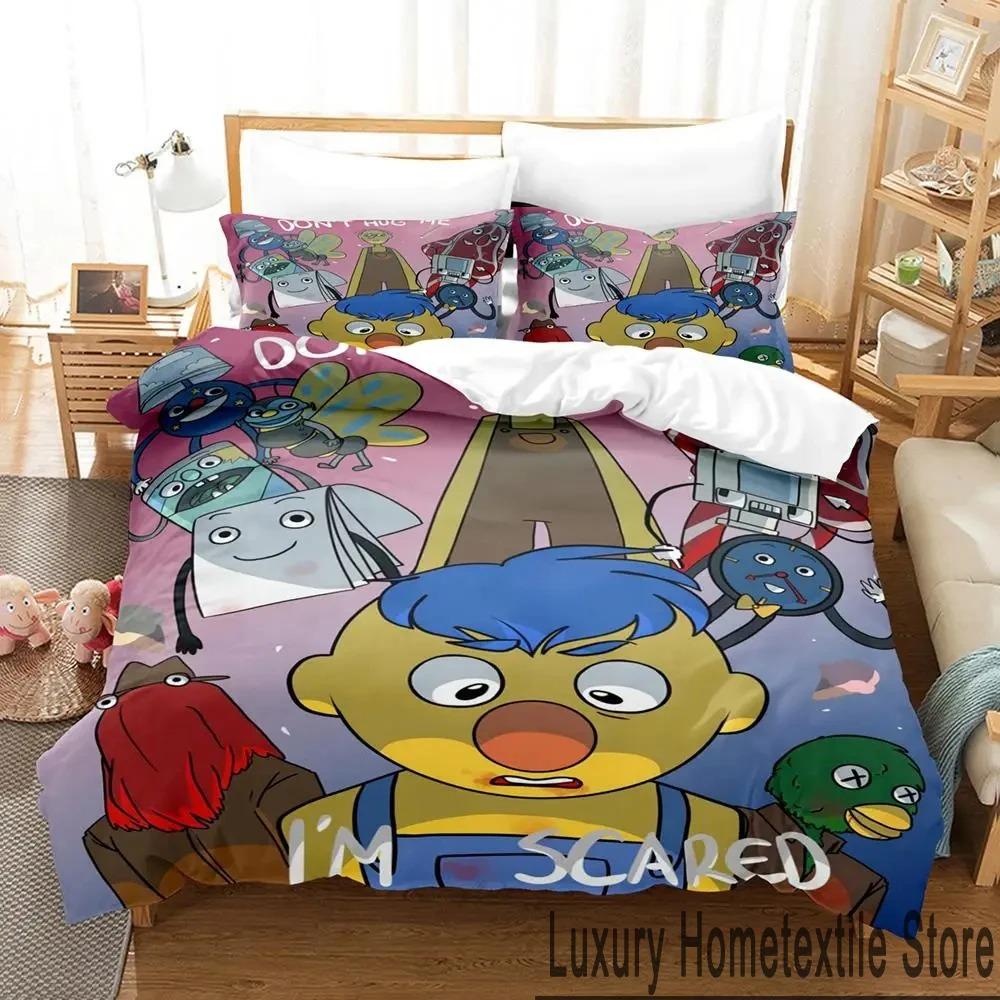 Stampa 3D Non Abbracciarmi Ho Paura Set Biancheria da Letto Ragazzi Ragazze Twin Queen King Size Copripiumino Federa Letto ragazzi Adulto