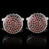 High-end Luxury Zircon Cufflinks Men's Fashion Business Banquet Shirts Buttons French Rhinestone Cuff Links Wedding Accessories