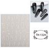 New Year Nail Art Stickers Bronzing Year of the Dragon Chinese Style Mahjong Cartoon Nail Stickers Decoration
