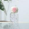 Bouncing Plastic Water Bottle Double Drinking Cartoon Water Bottle  Children