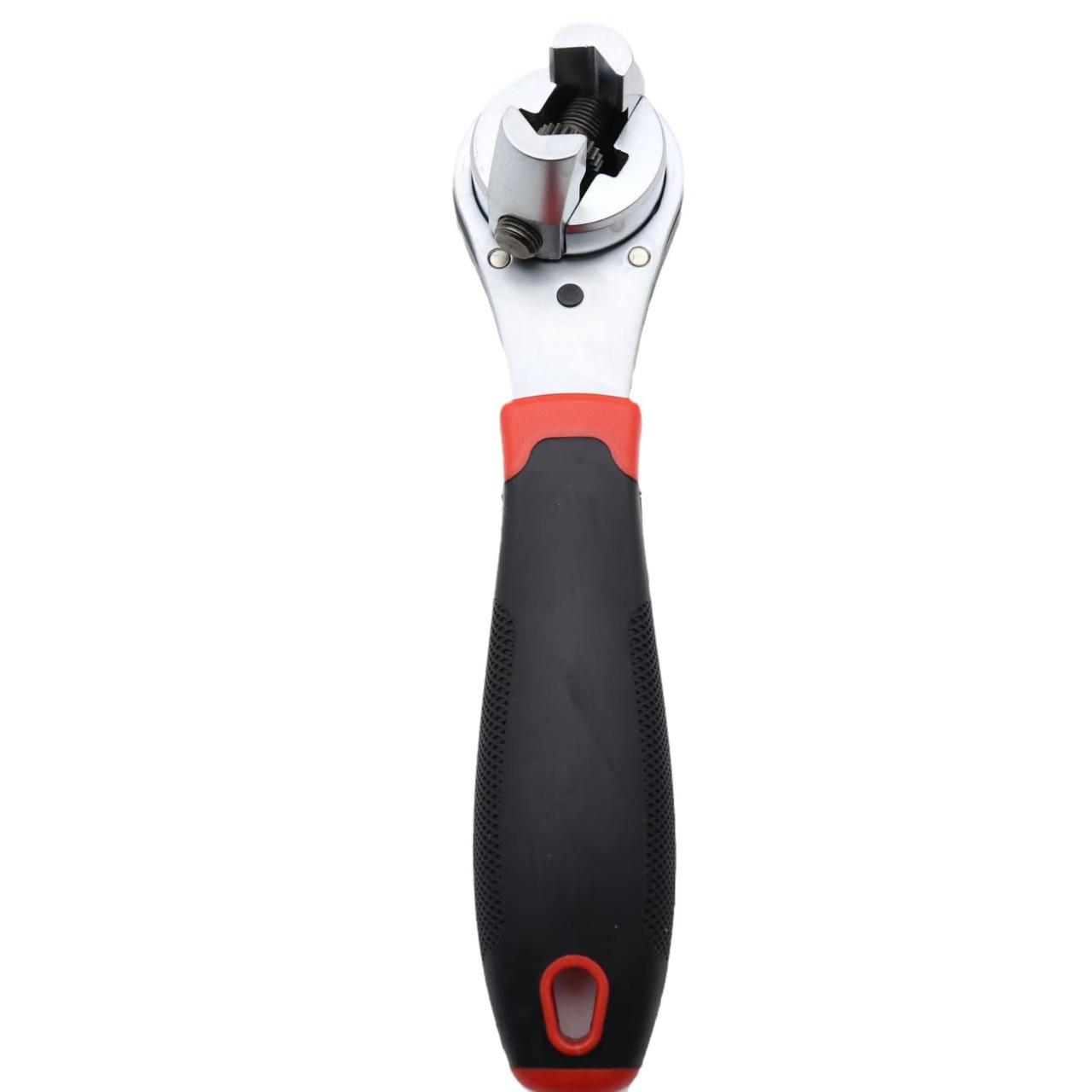 Adjustable Multi-functional Ratchet Wrench, 6-22mm Metric & Imperial Multi-functional Bi-directional Ratchet Wrench