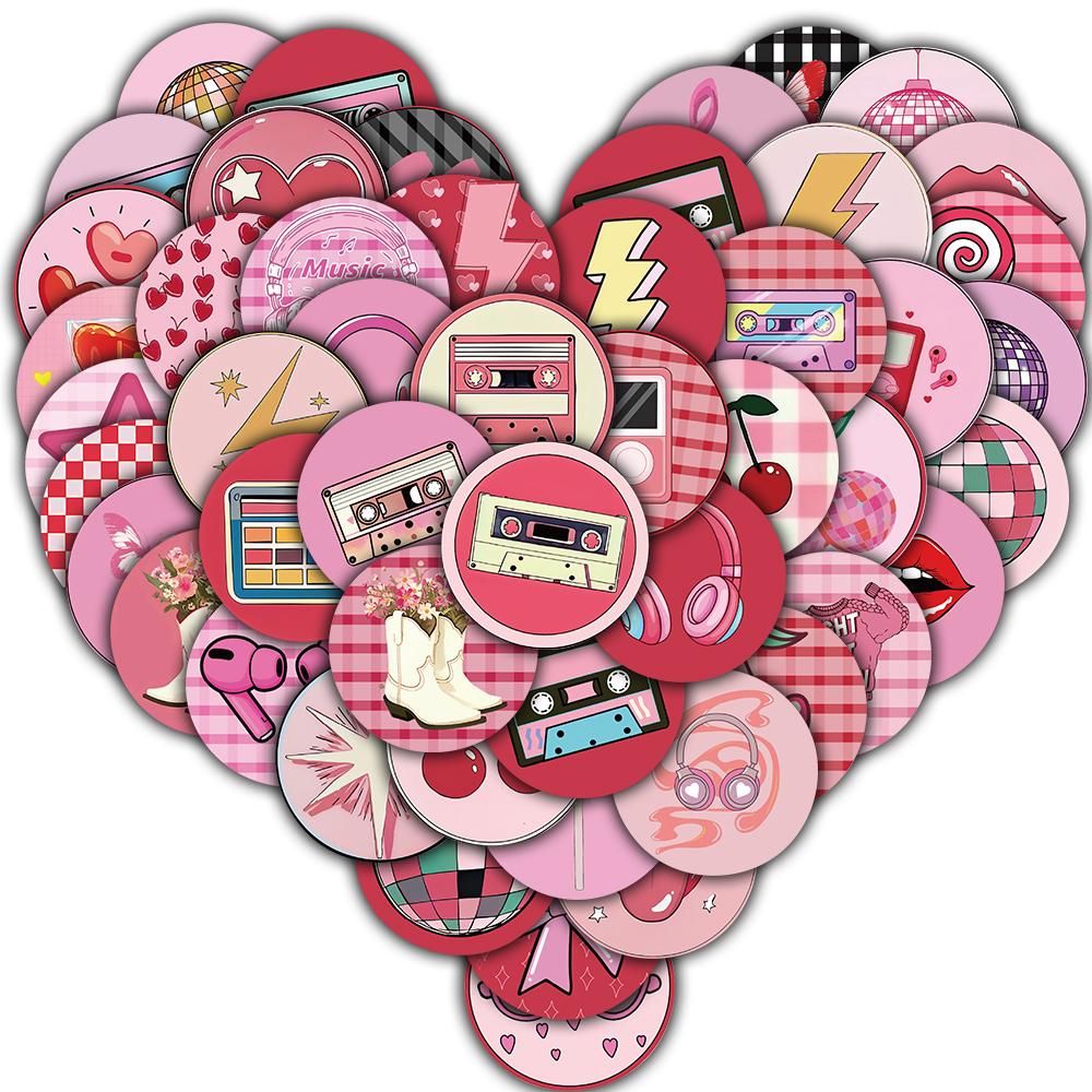 

50PCS Instagram Highlight Covers Stickers Luggage Harajuku Funny Motorcycle Bicycle Phone Car Student Retro Gift Sticker