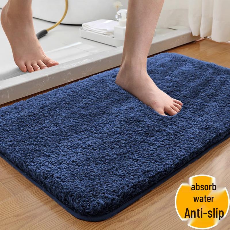 Non-slip Bathroom Door Mats: Quick-Drying, Absorbent Floor and Toilet Carpets