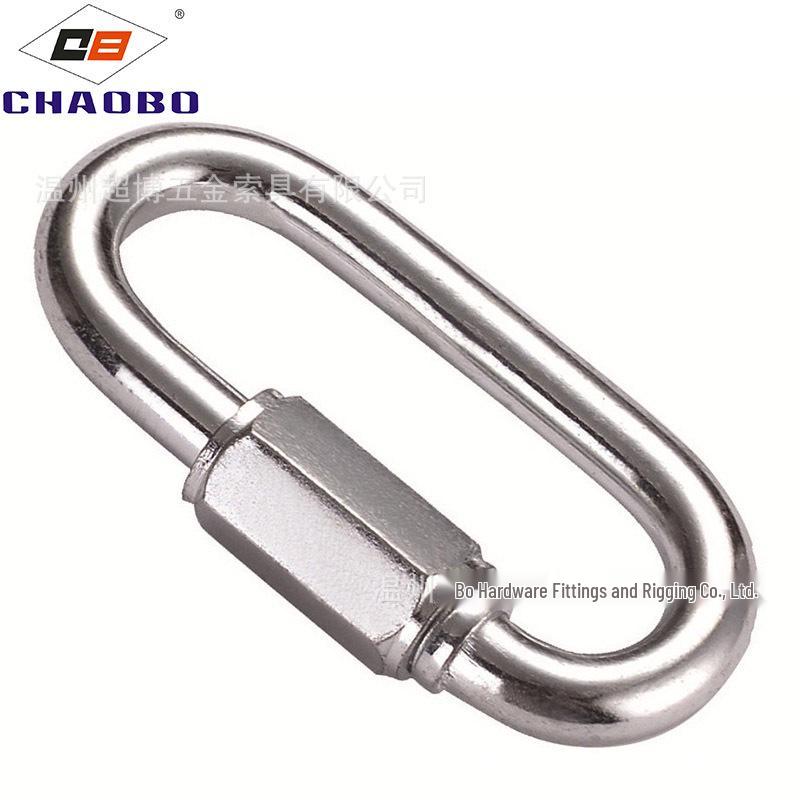 Stainless Steel Quick Link Triangle Carabiner Rigging Hardware