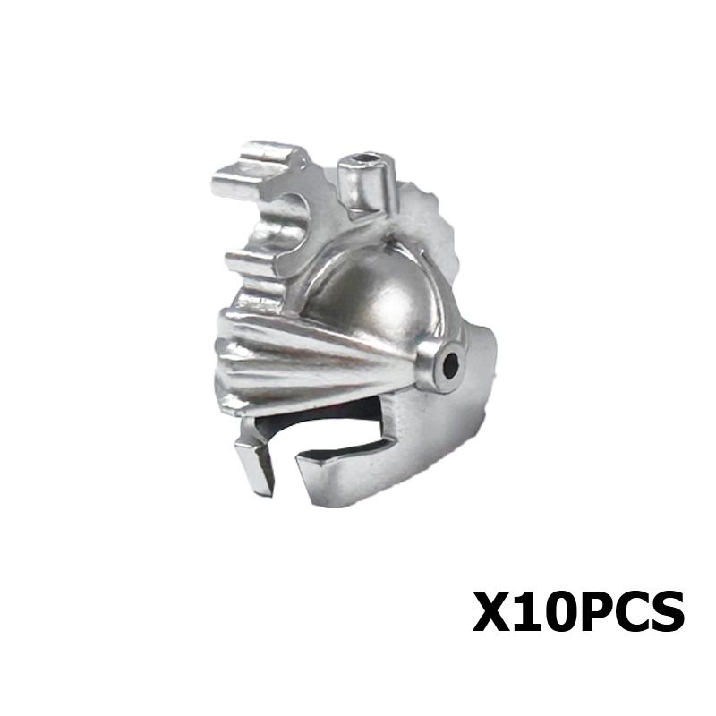 MOC Bausteine Mittelalter Ritter Soldat Actionfiguren Waffen Zubehör Schwert Speer Umhang Weste Helm Rüstung Geschenk Spielzeug Stein