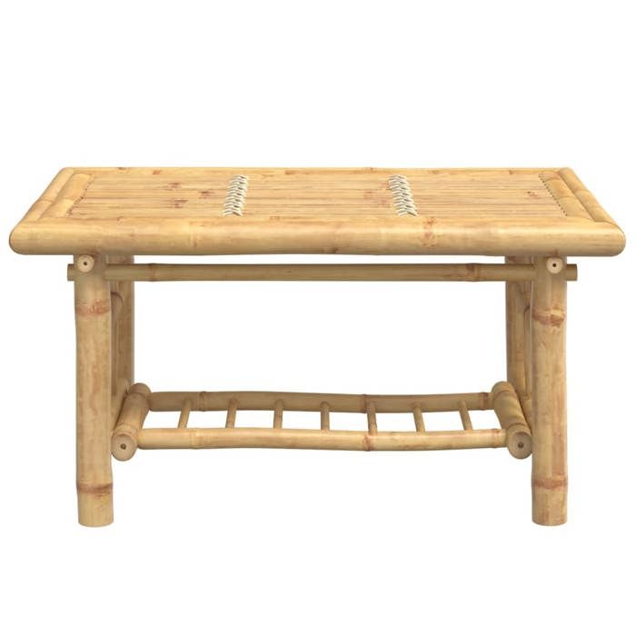 VidaXL Coffee Table 70x45x36 Cm Bamboo, Side Table, Living Room Table, Accent Table, End Table, Center Table, 368045
