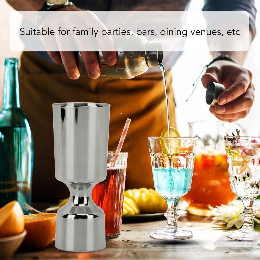 Dual Ounce Scales Cocktail Jigger Clear Scale Bar Tool Pourer Bar Tool Stainless Steel Jigger  Bar