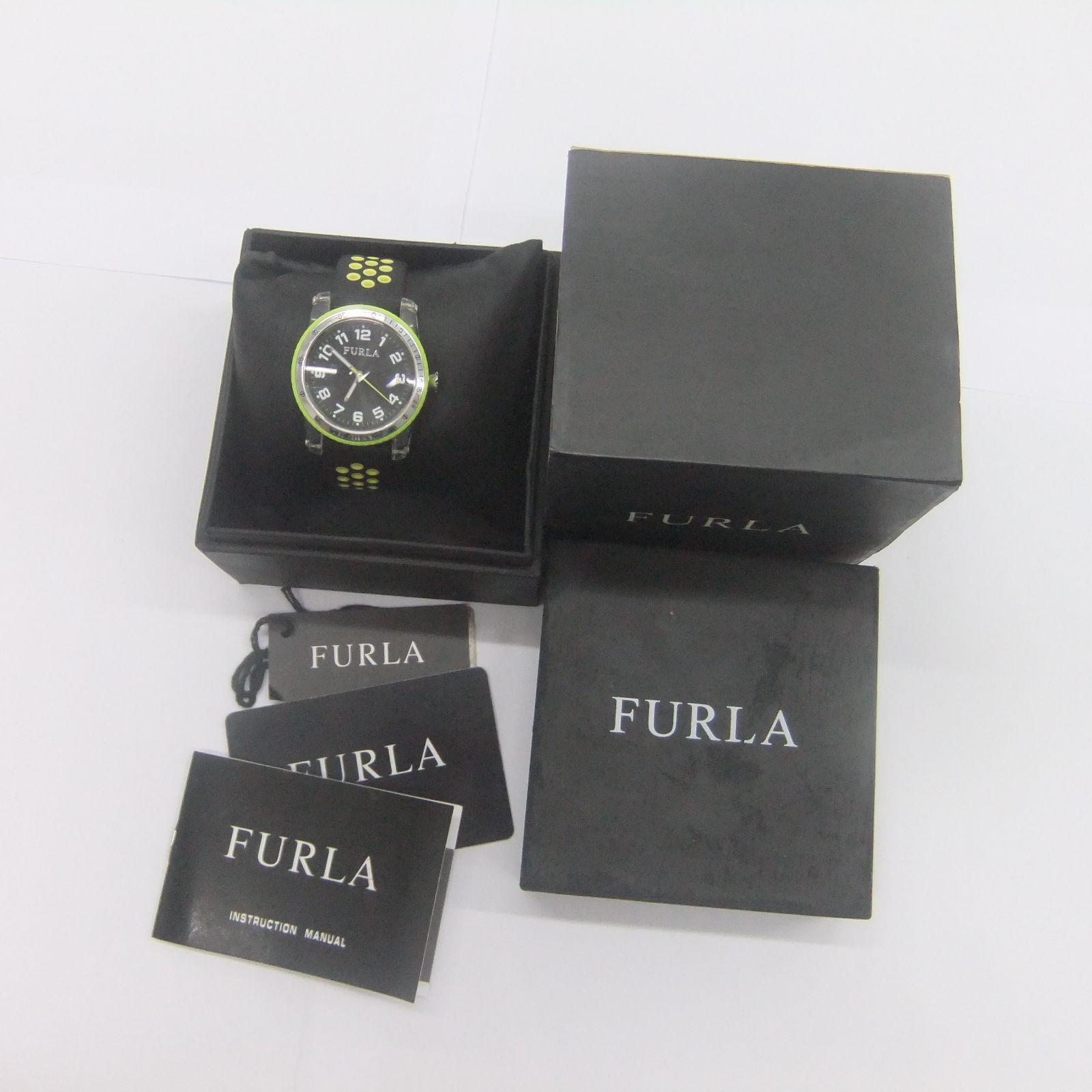Used FURLA GIADA series watch Furla punching strap watch