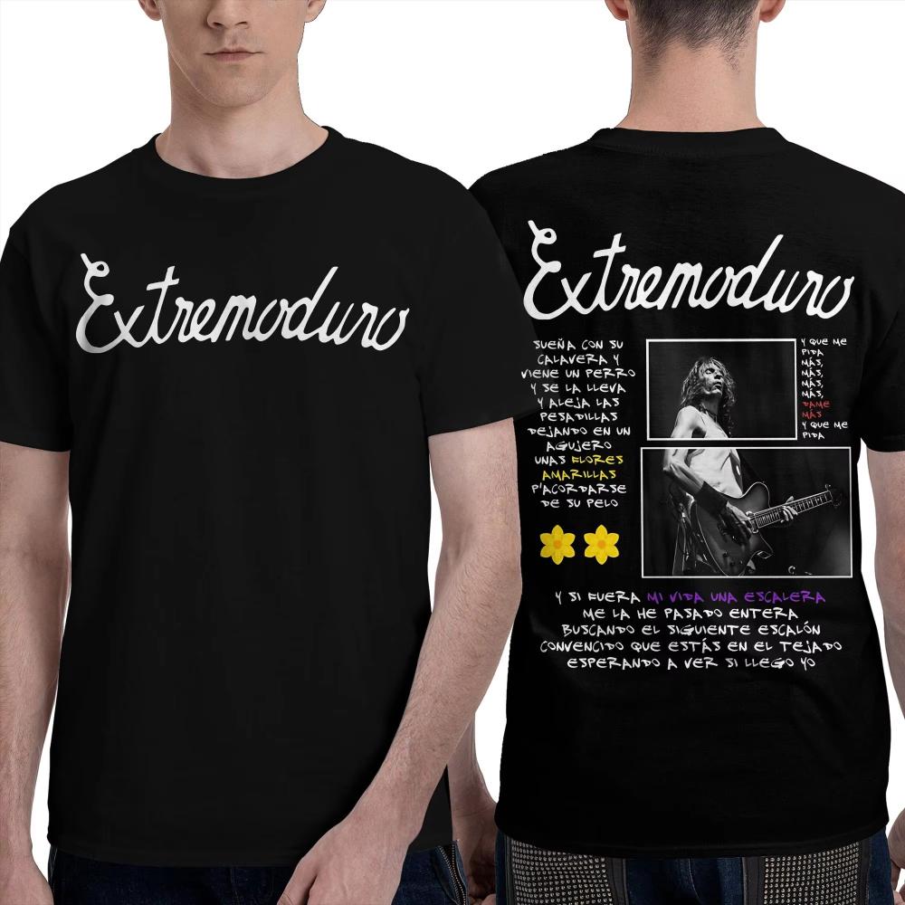 Extremoduro Album Rock Band Men Women Printed T Shirt Apparel Vintage Tee TShirt Pure Cotton Original Fashion Oversize Clothing L