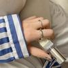 Trendy Women's Daily Commute Ring: Simple, Stylish, Internet-Celebrity Inspired Index Finger Design