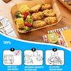 FRITTASTIX 100 Pieces Baking Paper Fat-absorbing Paper for Hot Air Fryer