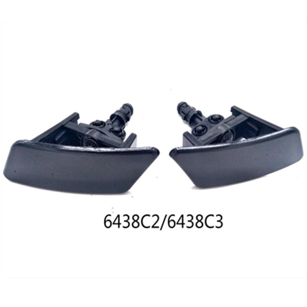 Plastikk Erstatning For Citroen C4 6438C2 6438C3 Spylerdyser for Frontlykter 2 stk