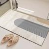 Minimally Modern Bathroom Floor Mat Absorbent Anti Slip Bathroom Door Diatomaceous Earth Quick Drying Shower Floor Mat