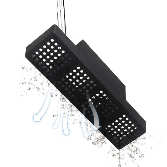 Multifunktionales Badezimmer-Organizer-Tablett mit 2 Seifenspendern, Reinigungsbürste, Küchenarbeitsplatte, Spülmittelflaschen-Schwammhalter-Ständer