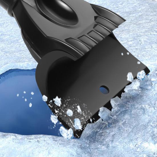 Pala de Nieve Rasqueta de Hielo 5 en 1 Cepillo de Nieve Multifuncional con Mango Retráctil Ergonómico