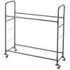 Rolling Tire Storage Rack 2-Shelf Tire Holder Hold up to 12 Standard Tires