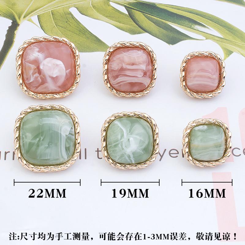 6pcs Luxury Metal Shank Buttons For Overcoat Suit Sweater Decorative Clothing Diy Sewing Project Garments Replace Crafts Supply