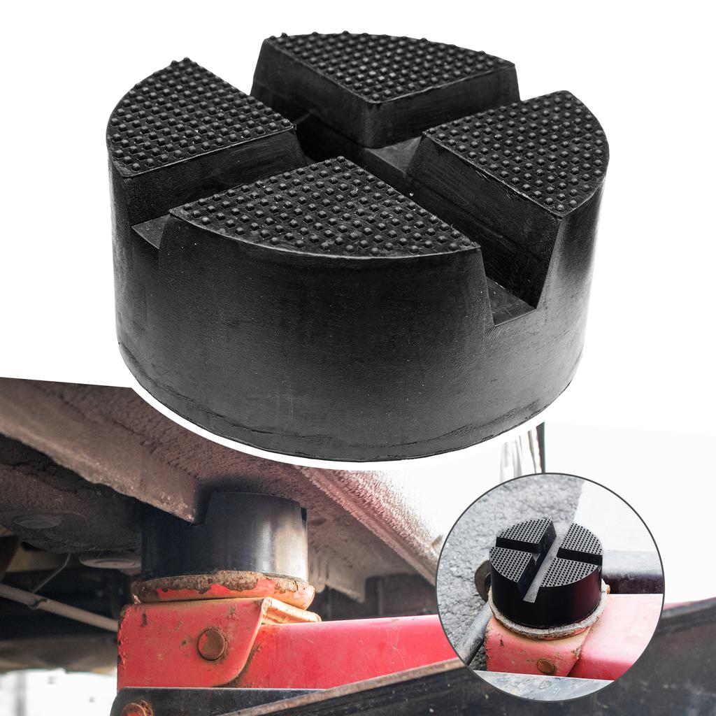 Car Jack Guard Adapter Pinch Weld Side Pad Slotted Frame Rail Floor Mat 2Pcs Car Jack Guard Adapter Pinch Weld Side Pad Slotted Frame Rail Floor Mat 2Pcs