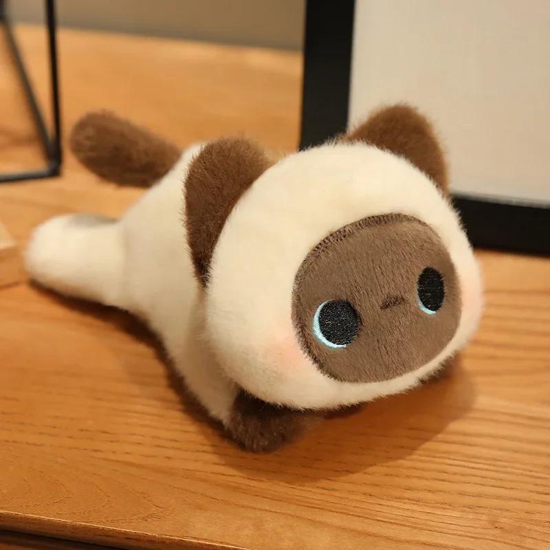 New Baby Animal Plush Toys Cozy Warm Wrist Pad Cute Lying Rabbit Fox Elephant Capybara Panda Penguin Doll Creative Desktop Decor