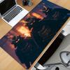 Cool Japanese Samurai Theme Large Mouse Pad Desk Mat Stitched Edge NonSlip Durable Pc Accessories Gaming Mats Mouse Carpet