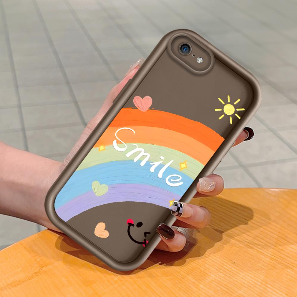 Soft Silicone Square Ladder Printing Pattern Phone Casing Full Cover Camera Shockproof Protection Rubber Case for iPhone Infinix Tecno OnePlus