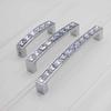 Modern Crystal Diamond Door Knob Kitchen Cabinet Cupboard Drawer Pull Handle