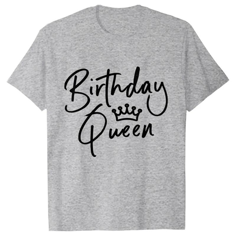 Women Clothing Short Sleeve Print Tshirts Birthday Squad Graphic Travel Ladies Tops T Shirt Tee T-Shirt Best Friend Tees