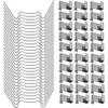 Greenhouse Accessories Mixed Pack Glass Fixing Clips W+Z Clips, Pack of 100