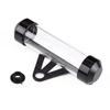 Motorcycle Motorbike Secure Tax Disc Tube Cylindrical Holder Frame Waterproof Black