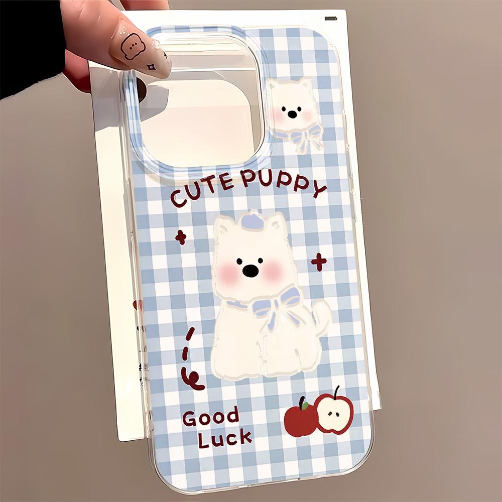 Painted Phone Case for iPhone 12 13 15 16 iPhone 16 12 13 14 15 Pro  14 15 16 Pro Max Coverage Shockproof Anti-Fingerprint Fresh Style Protective Case